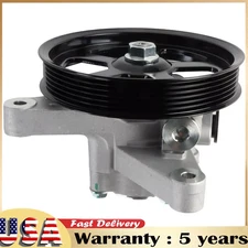 Power Steering Pump with Pulley for 08-12 Honda Accord Crosstour Pilot V6 3.5L