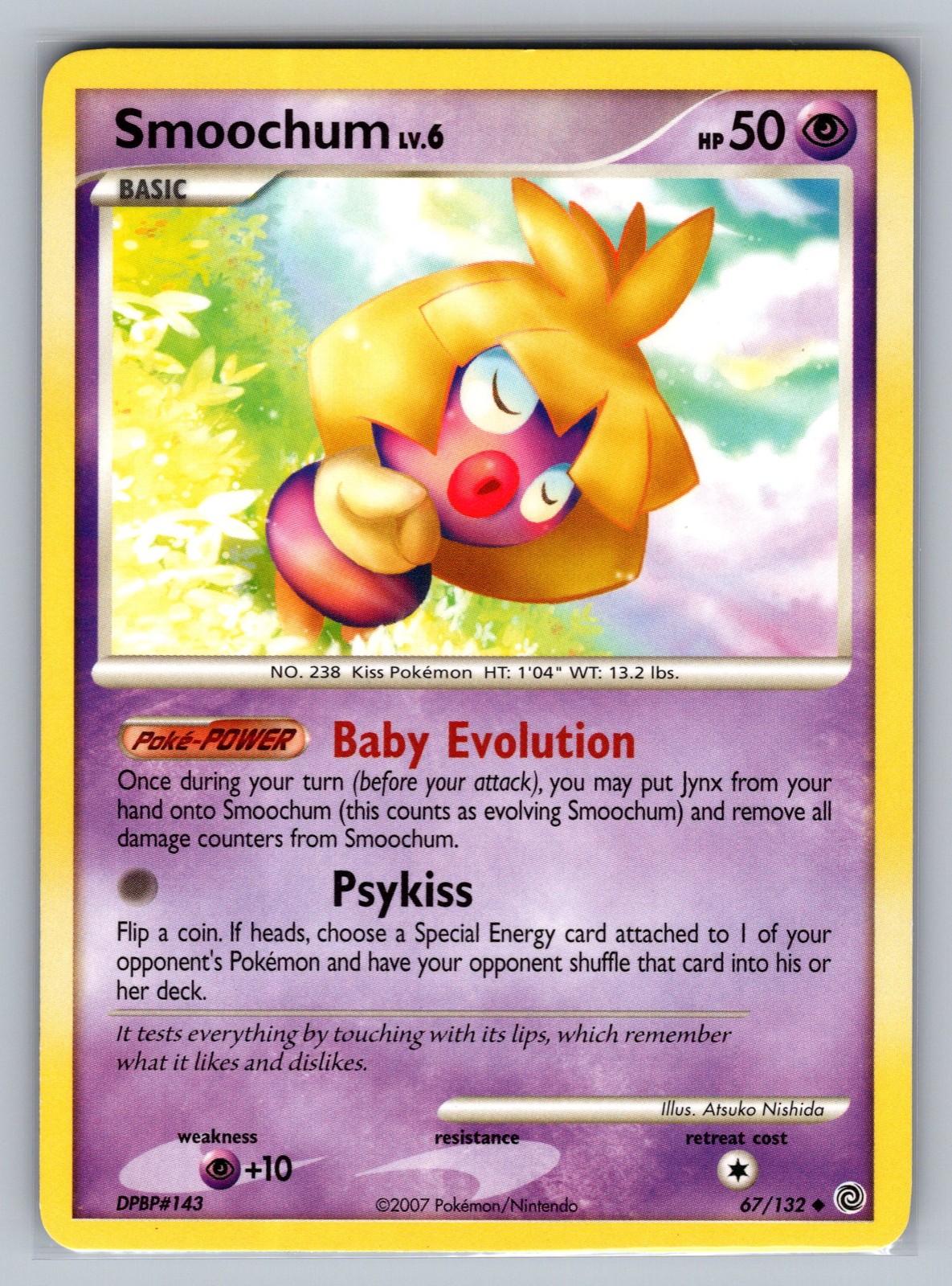 Smoochum Secret Wonders #67/132 Uncommon Pokemon Card
