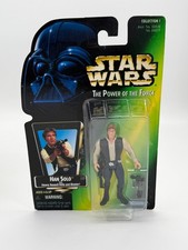Han Solo + Rifle & Blaster Star Wars Figur Hasbro Kenner Neu Guter Zustand 1997