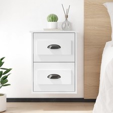 Wand Nachttisch Nachtschrank Nachtkonsole Bei...