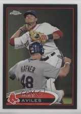2012 Topps Chrome Black Refractor /100 Mike Aviles #207 v3r