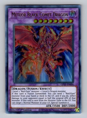 Meteor Black Comet Dragon GFTP-EN096 Ultra Rare Ghosts From the Past Yu-Gi-Oh NM