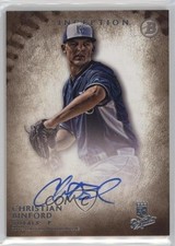 2015 Bowman Inception Prospect Auto Christian Binford #PA-CB Auto 0o5y