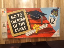 Vintage 1955 Go To the Head of the Class Board Game - Series 12- Milton Bradley