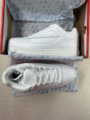 Rebound By Patrick Ewing Orion Low White White Mens 9.5 Basketball Shoes NEW 