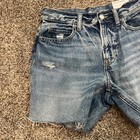 NWT Old Navy Women’s Blue Denim Shorts High Rise Slouchy Straight 4 — photo 2