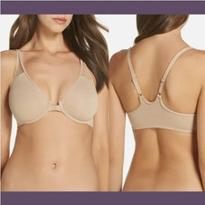 NWT 48 Wacoal 34C Seamless T Back Racerback Underwire Bra in Nude 7010