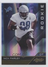 2011 Panini Absolute Memorabilia Rookie 72/399 Nick Fairley #167 0a3
