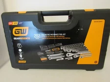 Gearwrench 202 Piece SAE/Metric Mechanics Tool Set 1/4" 3/8" 1/2" GW72MLCBMTS