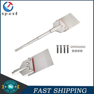 6-in Wide Tile Removal Bit with Long Handle and Heavy Duty Blade Floor Scraper