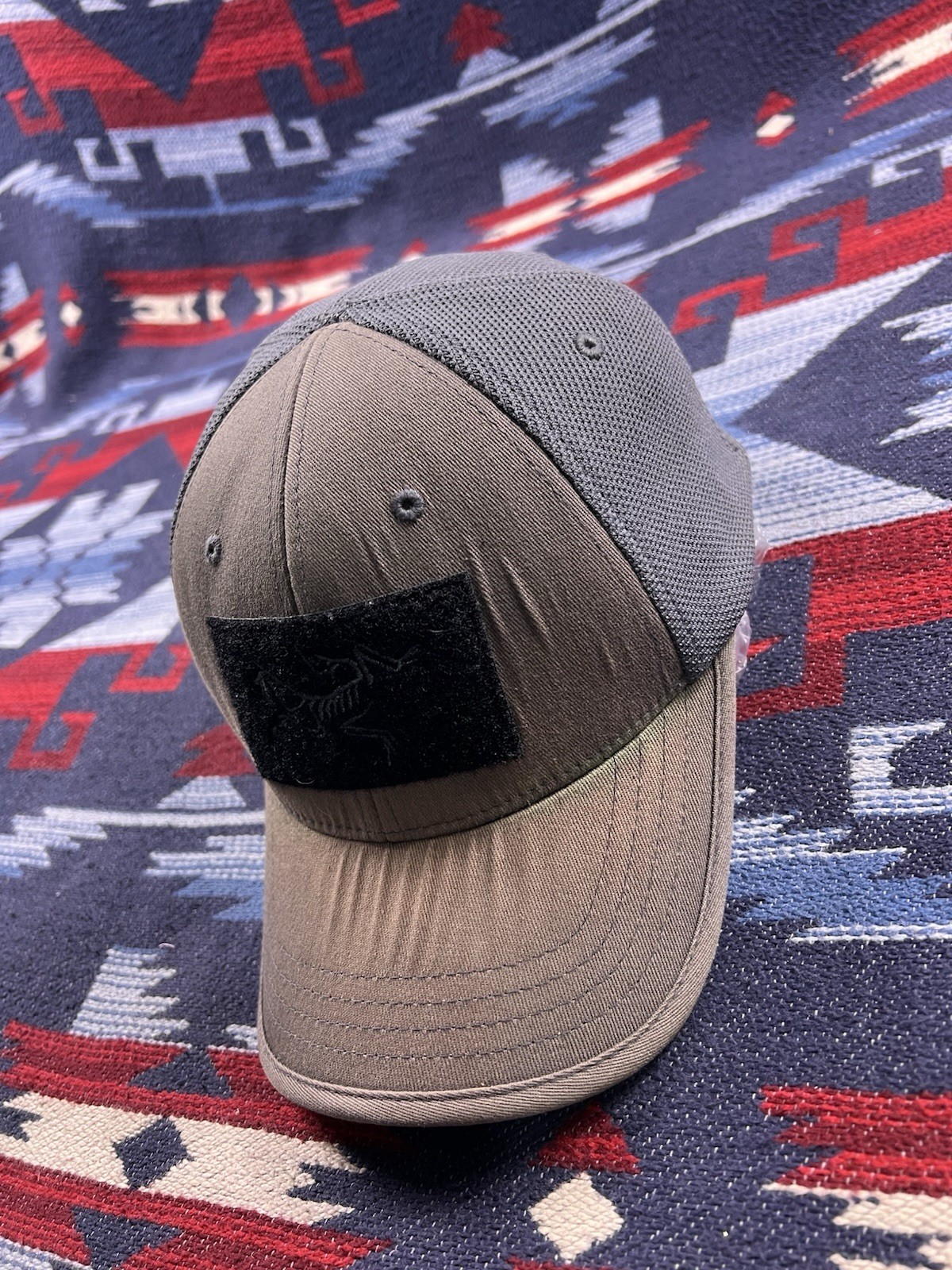 Arc'teryx Leaf BAC Gen 1 Flexfit Bird Distressed Arcteryx Mesh Back Hat Cap L/XL