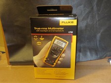 Fluke 179 Multimeter  true rms new factory packaging  with leads and paper work