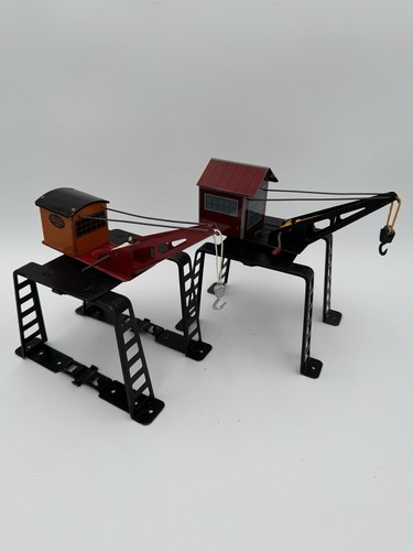 2 Vintage Marx Trains O Gauge NEW YORK CENTRAL LINES Over Track Gantry Crane