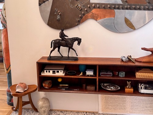 Pierre Jules Mene French Horse Jockey Resin Bronze Statue Sculpture Vtg Art Rare - Picture 3 of 22