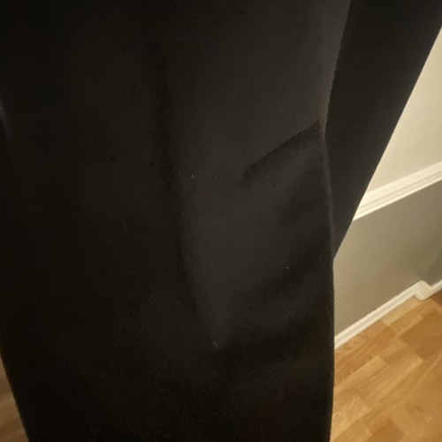 LL Bean Womens 70%WOOL/CASHMERE Black Long Pea Coat Insulated Jacket Size 12 - Picture 11 of 18