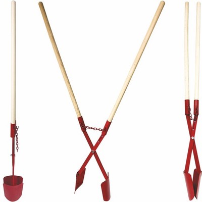 Erdlochausheber 11-28 cm Gr.1 Erdlochschaufel Lochspaten Handbagger Erdlochheber