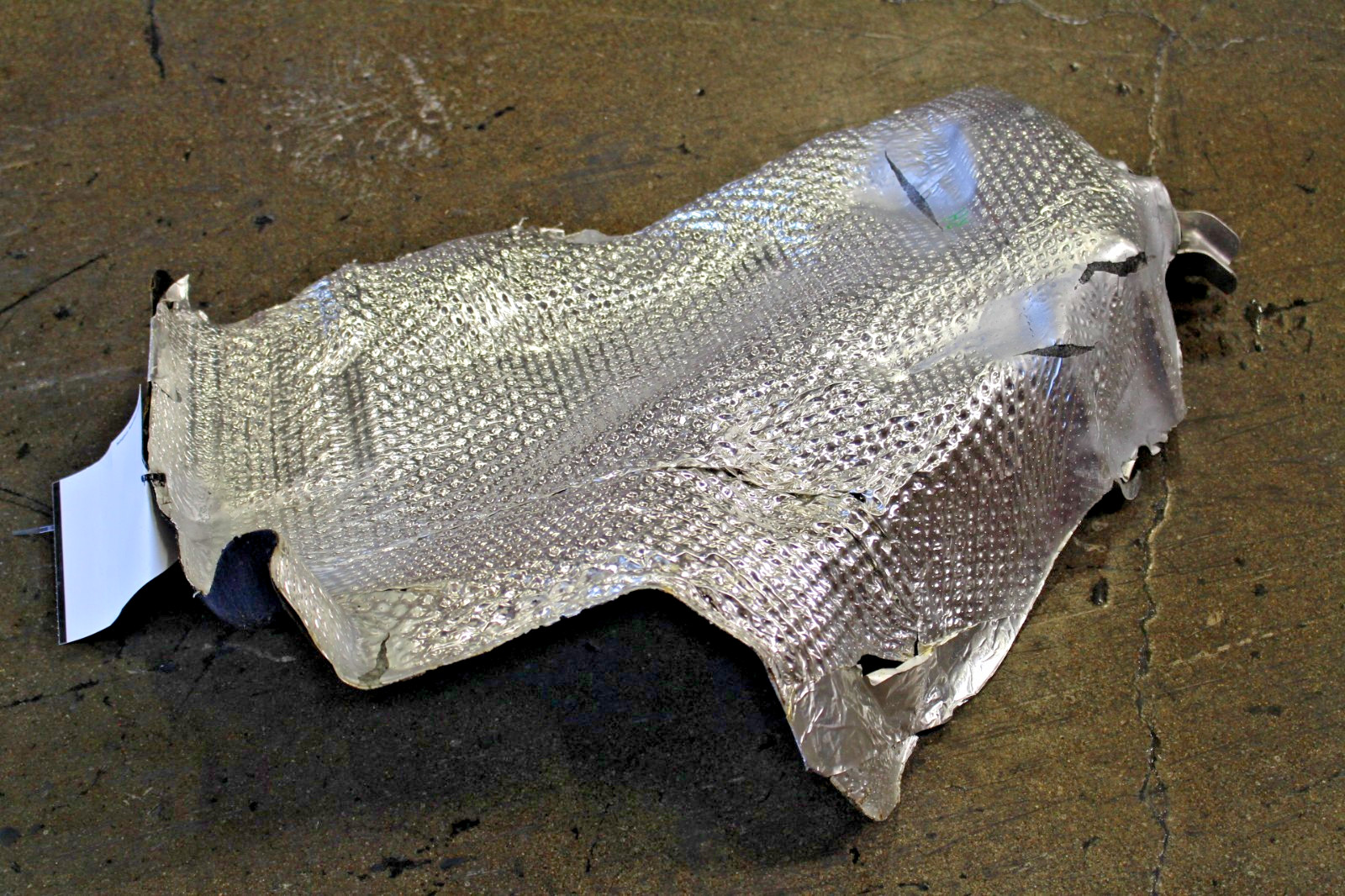 Ferrari 296 GTB, RH, Right, Fuel Tank Heat Shield, Used, P/N 963428