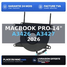 Ventilateur gauche pour MacBook Pro 14 A3426 A3427 M5 Pro ou M5 Max 2026