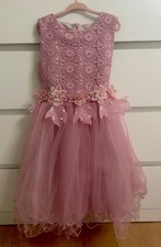 Tulle Dress Sleveless Gorls 6-7years Pink