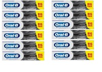 Oral-B 3D White Advanced Luxe Charcoal Toothpaste, 100ml, Pack of 12, Peppermint