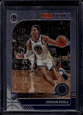 2019-20 Hoops Premium Stock #223 Jordan Poole Golden State Warriors Rookie