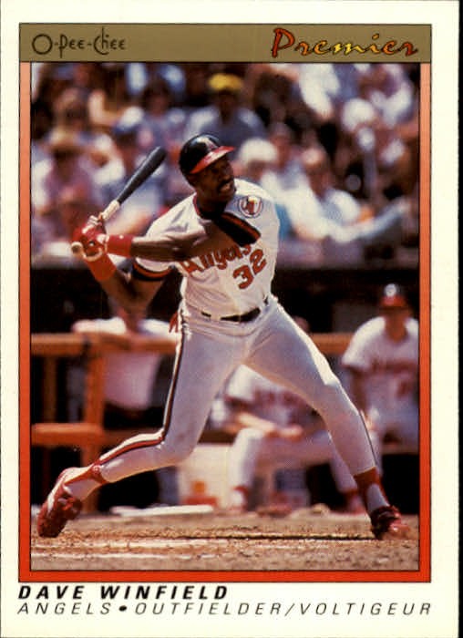 1991 O-Pee-Chee Premier #130 Dave Winfield - BB