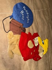 Paddington Bear With Balloon on Plush Wall Hanging Decoration Vtg Infantino