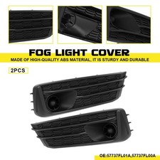 Fits Subaru Impreza 2020 2021 2022 2023 Fog Lamp Light Bezels 2PCS Front Bumper