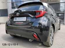 Ulter Edelstahl Sportauspuff Toyota YARIS Typ XP21 95x65mm oval eingerollt