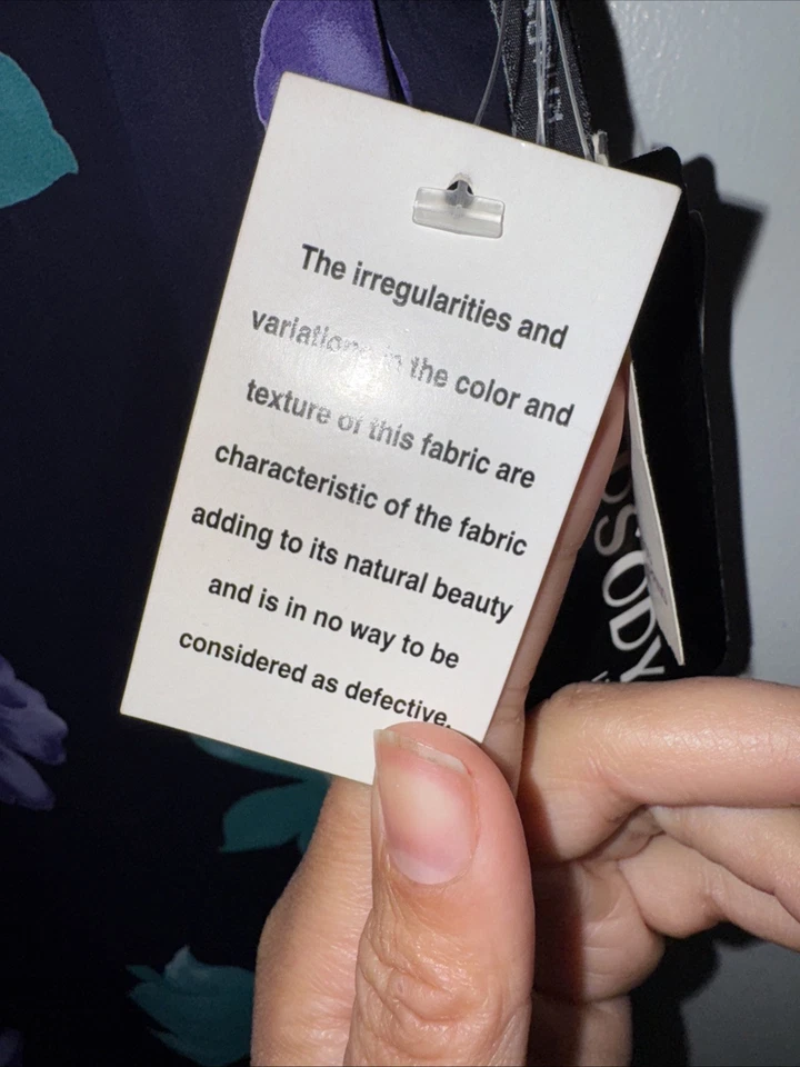 Maxi Vestido Floral De Colección Y2k Rhapsody Talla 12/10/M Espalda Baja Nuevo con Etiquetas Foto 4 de 4