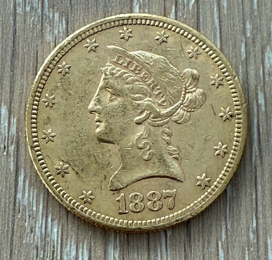 US 1887 S Gold $10 10 Dollars Liberty Head Circulated | eBay
