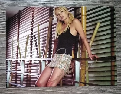 B1134 Paris Hilton Foto original signiert