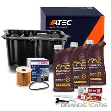 ATEC ÖLWANNE +BOSCH ÖLFILTER +3l 5W-30 MOTORÖL FÜR SMART 450 451 0.6 0.7 0.8+CDI