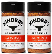 Kinder's All Purpose Meat Veggie Rub Seasoning Bottle 2 Pack
