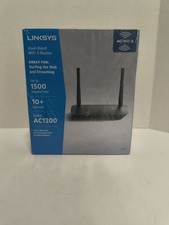LINKSYS AC1200 DUAL BAND WIFI 5 ROUTER 1500 SQ FT 10 DEVICES BRAND NEW SEALED