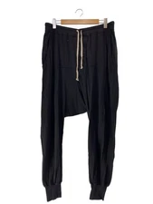 RICK OWENS DRKSHDW Sarouel Pants XL Cotton BLK DU01C6395 RN