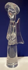 VTG 11” Tall ANGEL TOSCANY COLLECTION Over 24% Lead Crystal Japan Home Decor