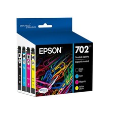 Epson 702 DURABrite Ultra Ink Standard Capacity Color Single Cartridge 01/2025