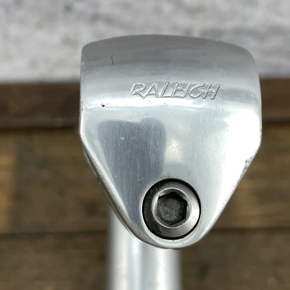 Braçadeira VIntage Raleigh Bike Quill Haste 25.4 22.2 Quill Japão liga roscada década de 1980 - Imagem 2 de 4