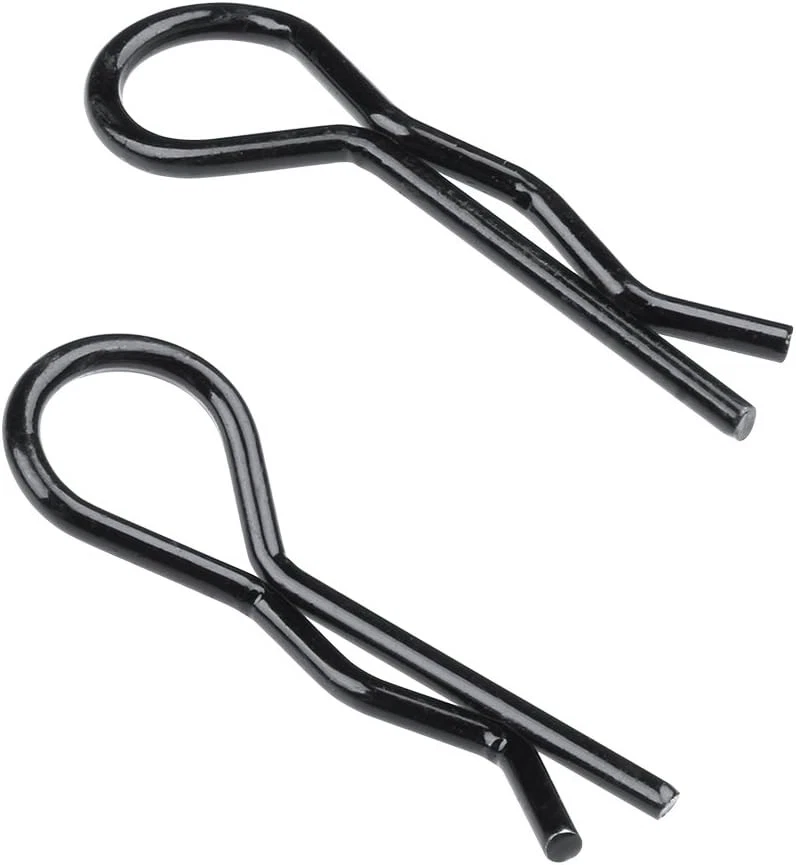 (100-Pack) HobbyPark RC Body Clips Bent R Pins Post Mount for 1/12 1/10...  - Image 4 of 4