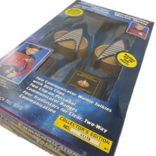Star Trek The Next Generation Communicator Walkie Talkie Playmates 6119 New Box