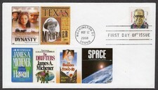 2008 59c Distinguish JAMES MICHNER (3429A) - ACE423 Carruthers Hays FDC TF236
