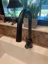 Moen Adler Matte Black Pull Down Kitchen Faucet, 87233BL
