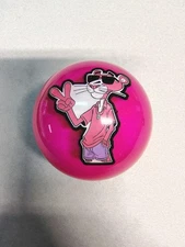 Pink Panther Gear Shift Knob 3/8-16 Thread size Grey Pearl Hot Rod Fits Hurst