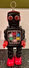 Schylling Mechanical Wind Up Motor High Wheel Robot NIB 