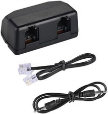 Analog Telephone Adapter for Split the Line to Telephone and Voice Recorder, wit