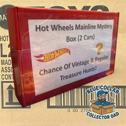 🔥 Hot Wheels Mainline Mystery Box (2 Cars) - Chance Of Vintage And RTH 🔥