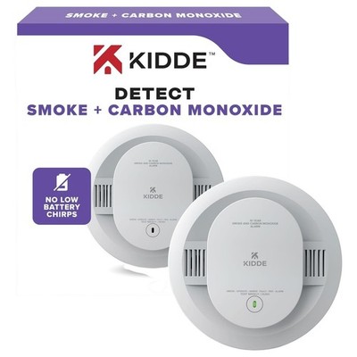 Kidde 2-in-1 Smoke and Carbon Monoxide Detector Battery-Powered 30CUD10