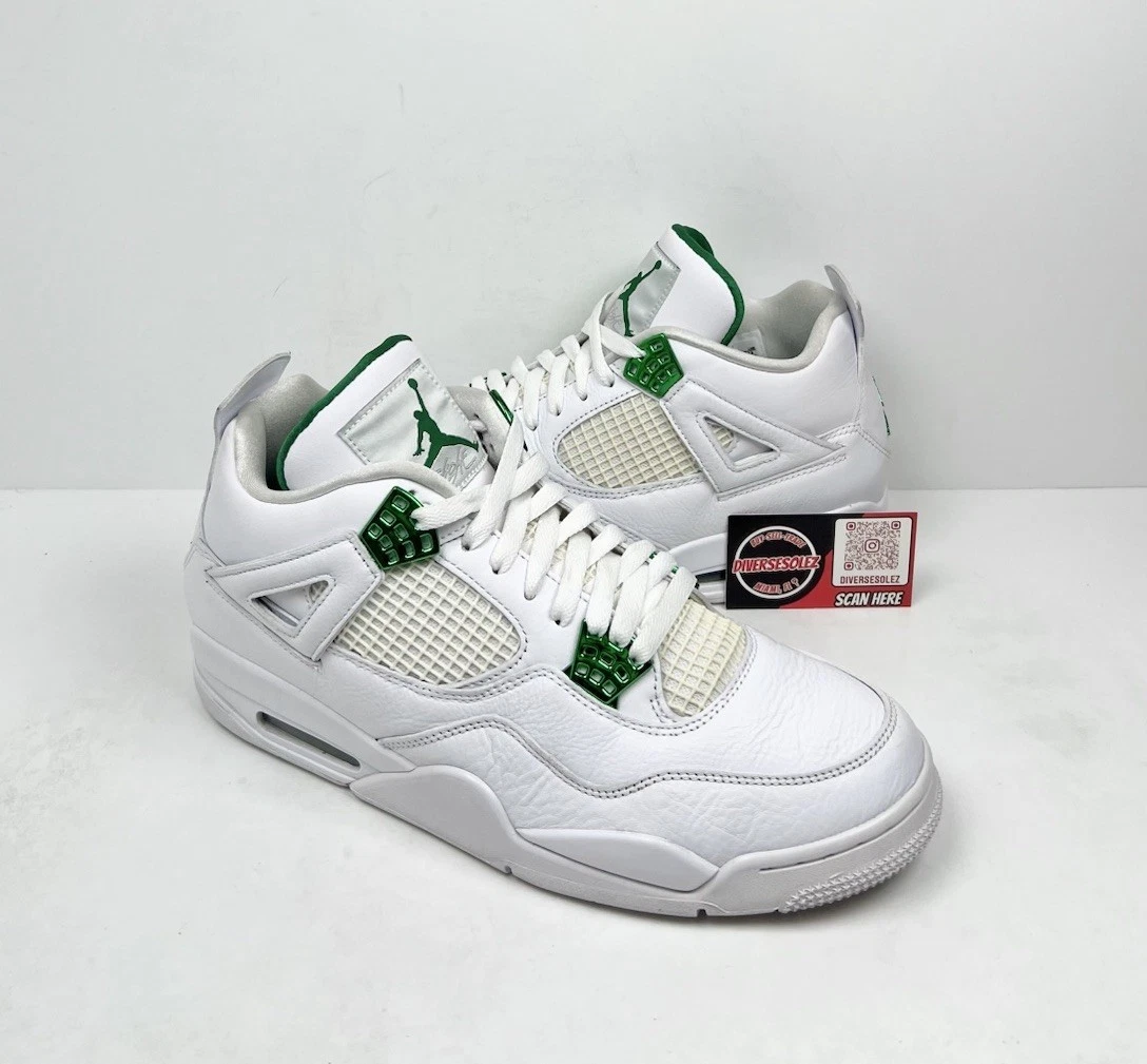 Taglia 12 Air Jordan 4 Retro Verde Metallizzato? INDOSSATE DUE VOLTE!