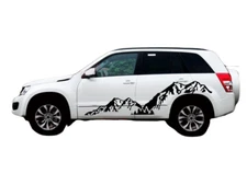 Graphics Snow Mountain Car Sticker Kit For Suzuki Vitara Trunk Side Door Decals